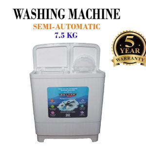 Beltek 7.5kg dobble belt semi-washing machine